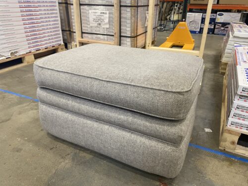 LA-Z-BOY MicroFiber-Like Soft Grey Ottoman