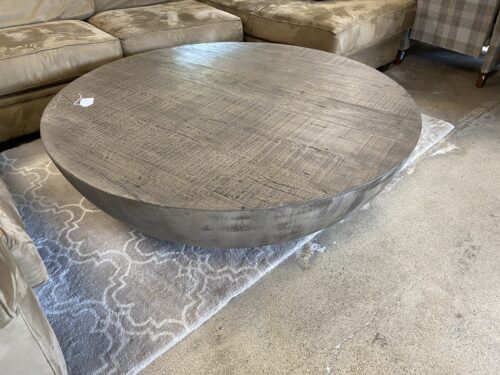 RESTORATION HARDWARE Sphere Round Coffee Table in Ash