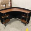 Black and Brown Link-In-Log Corner Desk