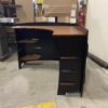 Black and Brown Link-In-Log Corner Desk