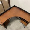 Black and Brown Link-In-Log Corner Desk