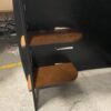 Black and Brown Link-In-Log Corner Desk