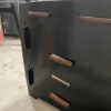 Black and Brown Link-In-Log Corner Desk