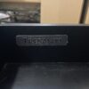 TRESANTI Black Window Faced Nightstand with Built-In Power