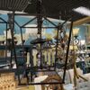 RESTORATION HARDWARE 19th C. English Openwork Pendant Sized Large