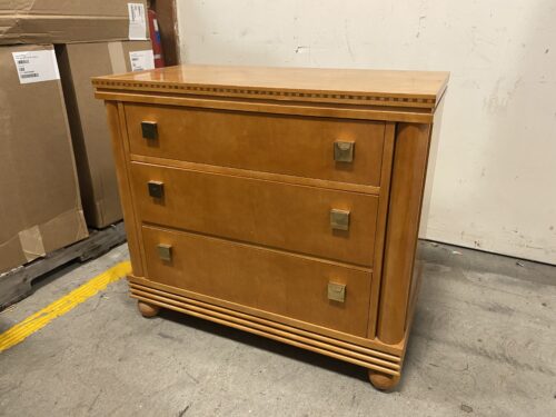 HICKORY WHITE Biedermeier Mid-Century 3 Drawer Mini Dresser