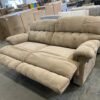 LA-Z-BOY Ultra Plush Light Brown Double Manual Recliner Loveseat