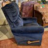 LA-Z-BOY Clean Plush Black Manual Recliner
