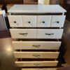 White 5-Drawer False Front Dresser