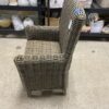 RESTORATION HARDWARE Wicker Outdoor Chair with Arms