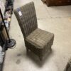 RESTORATION HARDWARE Wicker Armless Outdoor Chair