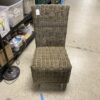 RESTORATION HARDWARE Wicker Armless Outdoor Chair
