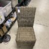 RESTORATION HARDWARE Wicker Armless Outdoor Chair