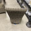 RESTORATION HARDWARE Wicker Armless Outdoor Chair