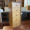 Slim Blonde Lightweight 5-Drawer Dresser