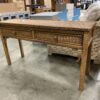 WICKER BY HENRY LINK 2 Drawer Vintage Sofa Table