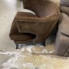 Brown Silver Bracketed Armchair