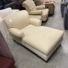 CRATE AND BARELL Tan Spiraled Chaise