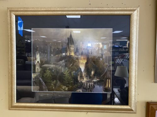 Euro Castle in Snow Print