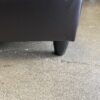 Brown Microfiber with Leather Bottom Sectional