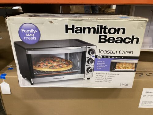 HAMILTON BEACH Family Sized Toaster Oven Model #31408