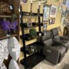 Tilting Dark Cherrywood Bookcase