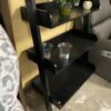 Tilting Dark Cherrywood Bookcase