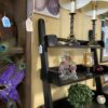 Tilting Dark Cherrywood Bookcase