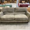 Olive Green Angled Arm Loveseat XL