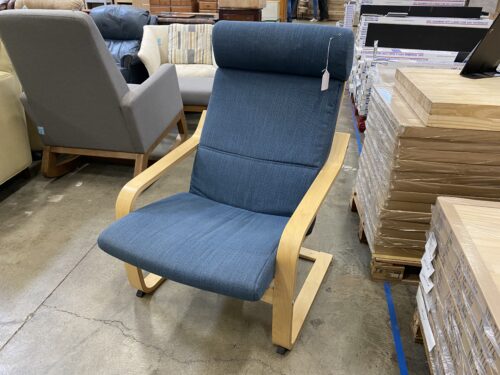 IKEA Primary Blue Cushions Poang Rocker
