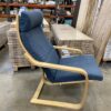 IKEA Primary Blue Cushions Poang Rocker