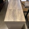 Grey and Wood Desk with Lift Top