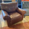 Chocolate Brown Leather Chair