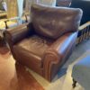 Chocolate Brown Leather Chair