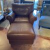 Chocolate Brown Leather Chair