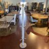 Gold and White Coat Rack