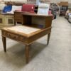 Two Tier Coffee Table with Grey Marble Inserts