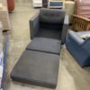 Dark Grey Fold Out Armchair