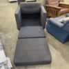 Dark Grey Fold Out Armchair