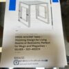 ENGLISH ELM New! Eros Accent Table Silver and Glass