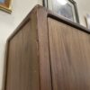 RESTORATION HARDWARE Espresso Walnut/Bronze Gael Walnut Cabinet
