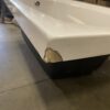 White Side Faucet Fiberglass Bath Tub