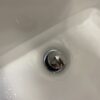 White Side Faucet Fiberglass Bath Tub