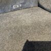 Blue Plush 3 Seat Power Recliner