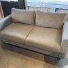 Modern Minimalist Grey Loveseat