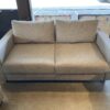 Modern Minimalist Grey Loveseat