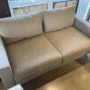 Modern Minimalist Grey Loveseat