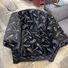 Gold and Black Tidal Wave Armchair