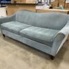 LA-Z-BOY Doble Arched Slant Arm Sky Blue Sofa