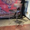 ALLERMURE Wood Back Bar Stool